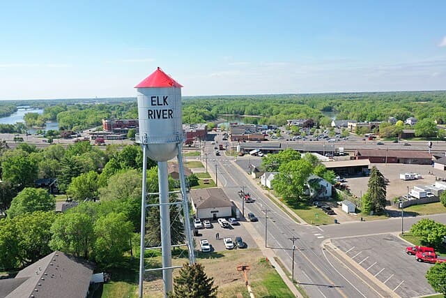 Elk River, Sherburne County skyline