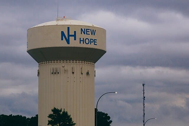 New Hope, Hennepin County skyline