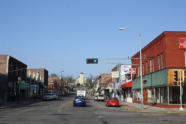 River Falls, Pierce County (WI) skyline