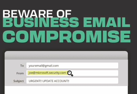 Beware of Business Email Compromise